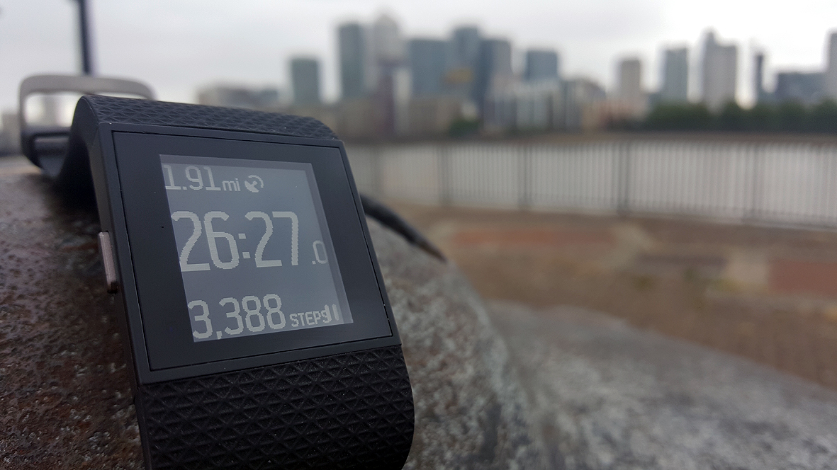 Fitbit Surge as a running Watch